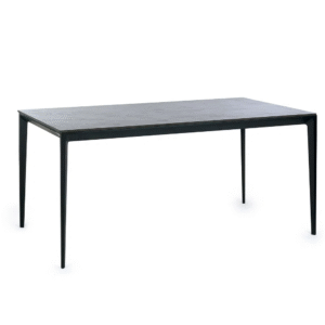 Miami Rectangular Stone Top Dining Table Slate Grey