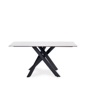 Bradley White Marble Dining Table