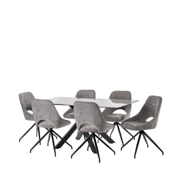 Bradley White Marble Dining Table - Image 7