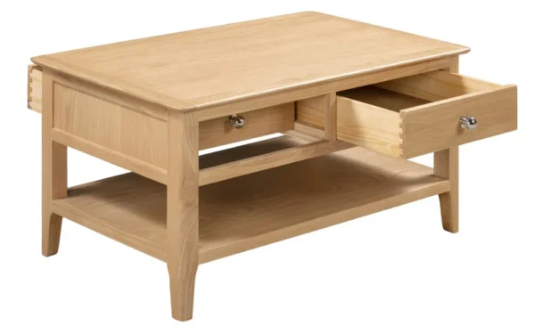 Cotswold Coffee Table With 2 Drawers - Image 4