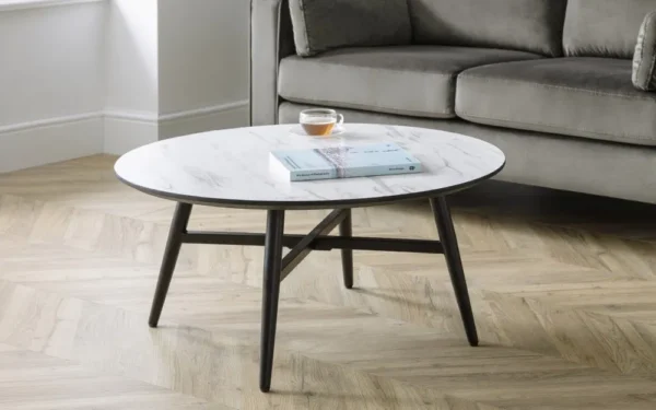 Firenze Marble Effect Coffee Table - Image 2