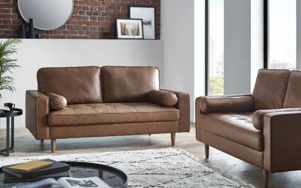 Henley 3 Seater Sofa With Bolsters - Image 4
