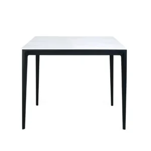 Miami Square Stone Top Dining Table White Marble