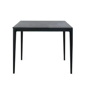 Miami Square Stone Top Dining Table Slate Grey