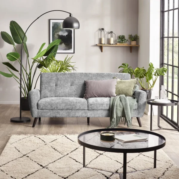 Monza 3 Seater Sofa - Dove - Image 2