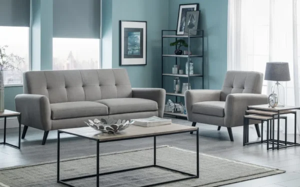 Monza 2 Seater Compact Retro Sofa - Image 2