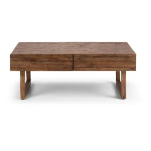 Woburn Reclaimed Pine 2 Drawer Coffee Table